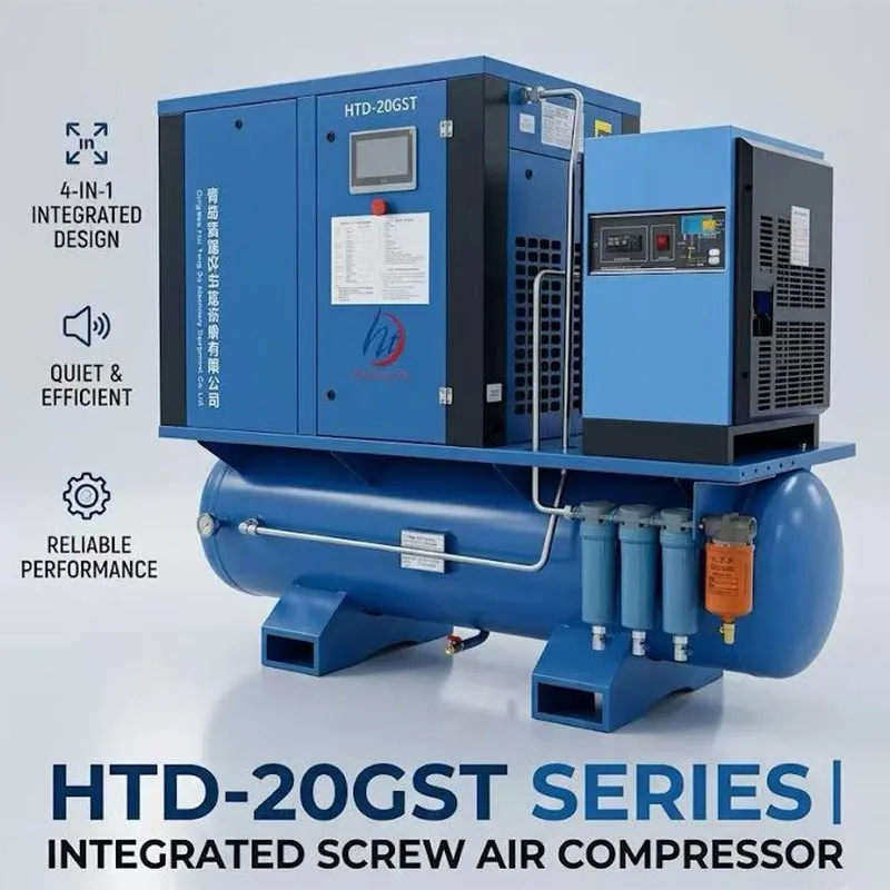 4-in-1 15 kW 16 Bar Luftkompressor